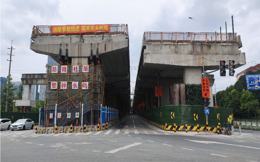 上海济阳路快速化改建工程桥梁顶升工程2标