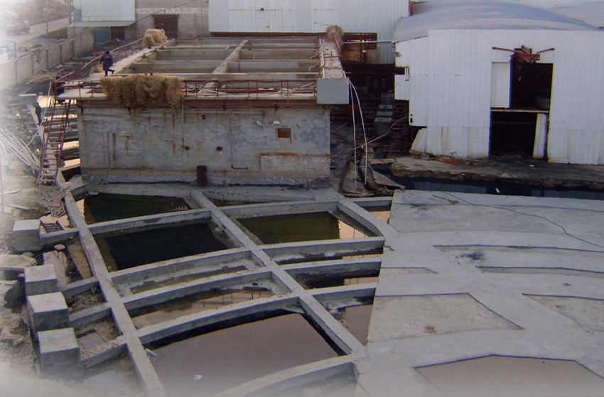 温州污水池平移工程