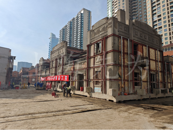 五栋老宅毫米级“归位”,张园东区焕新倒计时